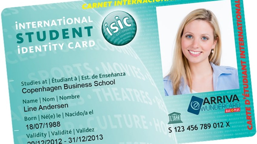 Køb dit ISIC studiekort